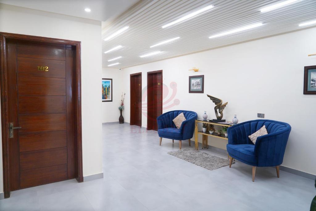 Hallway and waiting area